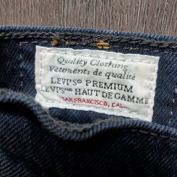 Levi's Black Wedgie Button Fly Jeans Size 25 - Picture 5 of 9